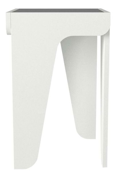 Príručný stolík Pododo (biela) 