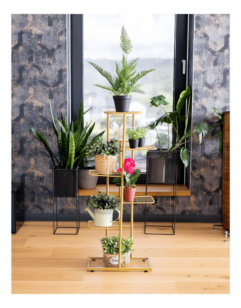 Kvetináč Beaumont 3 (zlatá) *bazár