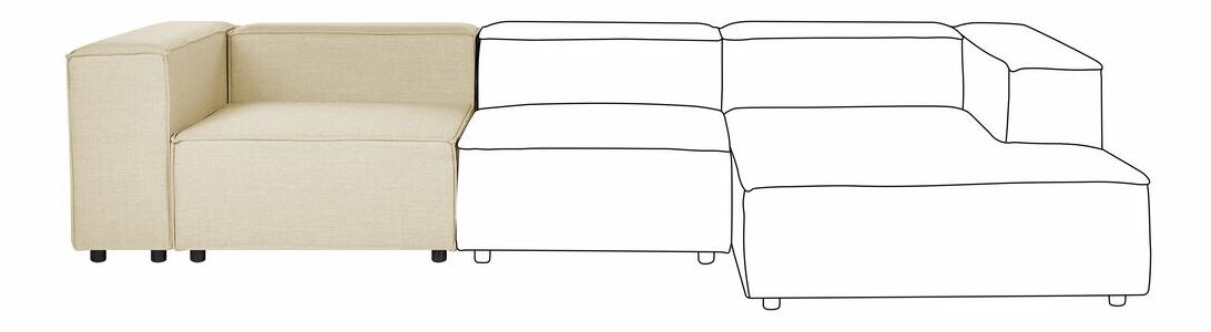 Kreslo Afrika (ľan béžová)