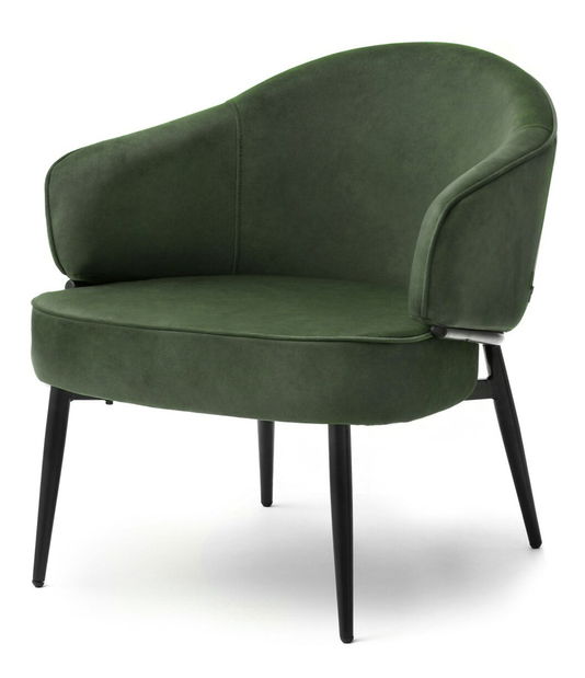 Fotoliu Alfredo (verde + negru)