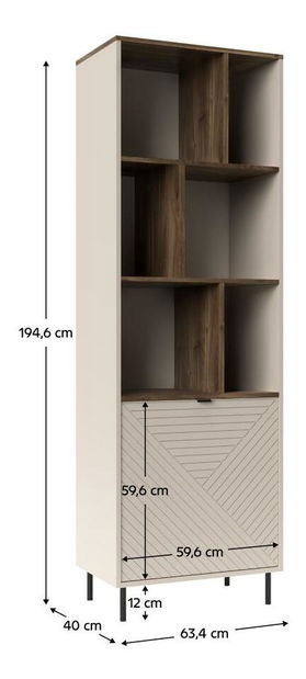 Raft Explicaba (cashmir + stejar castello) 
