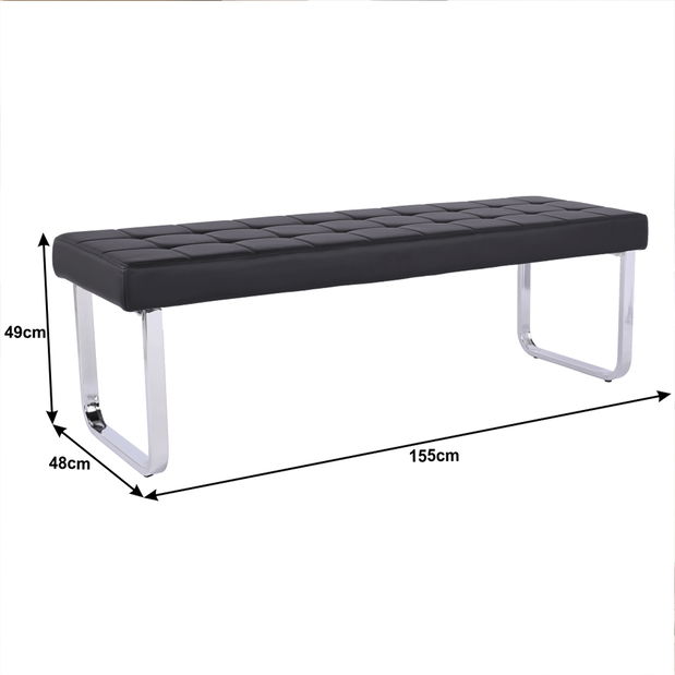 Klupa Briallen (crna) 