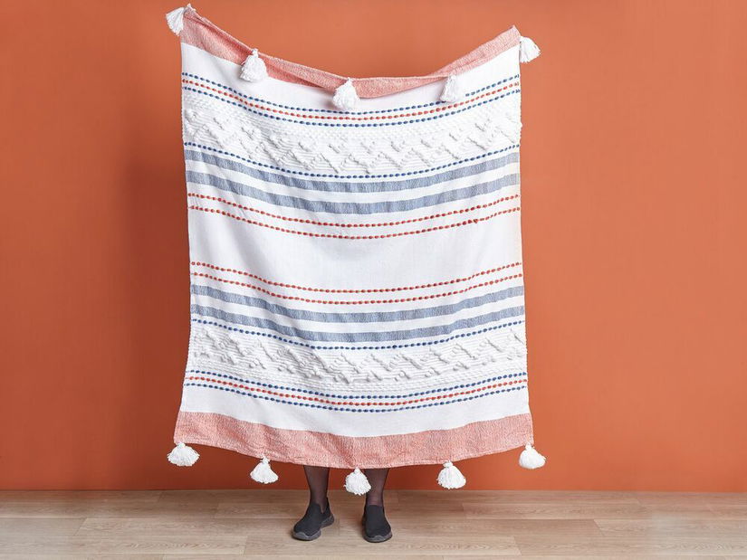 Pătură 130 x 150 cm Cubic (multicolor)