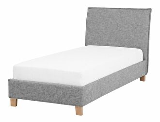 Jednostruki krevet 90 cm SANCHEZ (s podnicom) (siva)