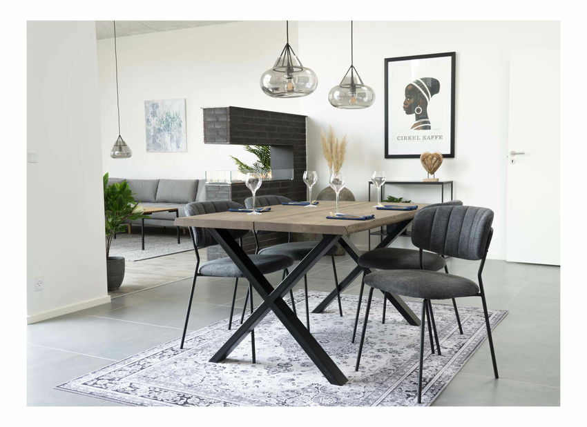 Jedálenský stôl Tvameria 10 (tmavohnedá)