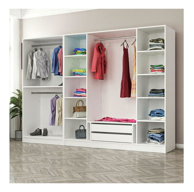 Ormar za garderobu Kalia 3817 (bijela)