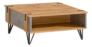 Masă de cafea typ LO12 Lorinda (stejar wotan + beton milenium)