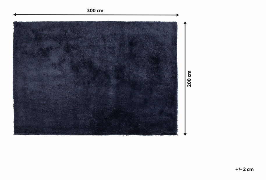 Szőnyeg 300 cm Emeralda (sötétkék)
