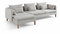 Rohová sedačka Flexxia (krémová) (L)