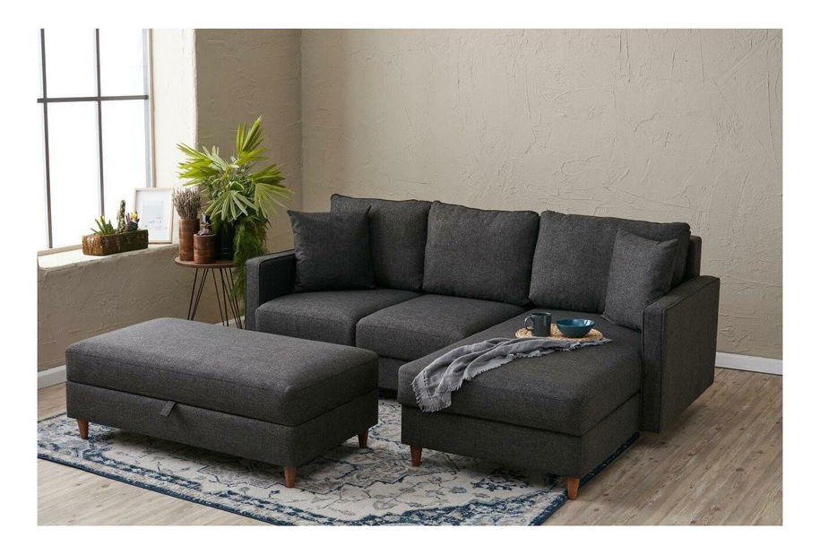 Colțar Ewie (D) (antracit)