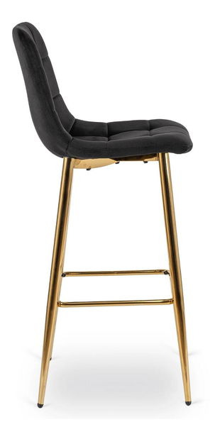 Jedálenská stolička Abisales (čierna) 