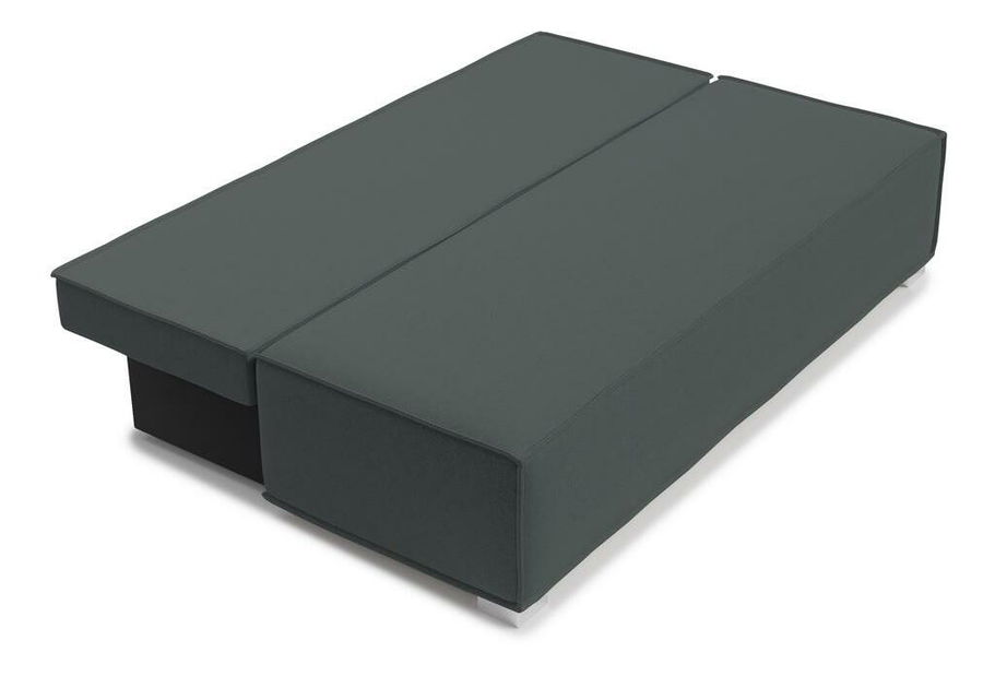 Háromszemélyes kanapé Bale (sötétszürke + ezüst)