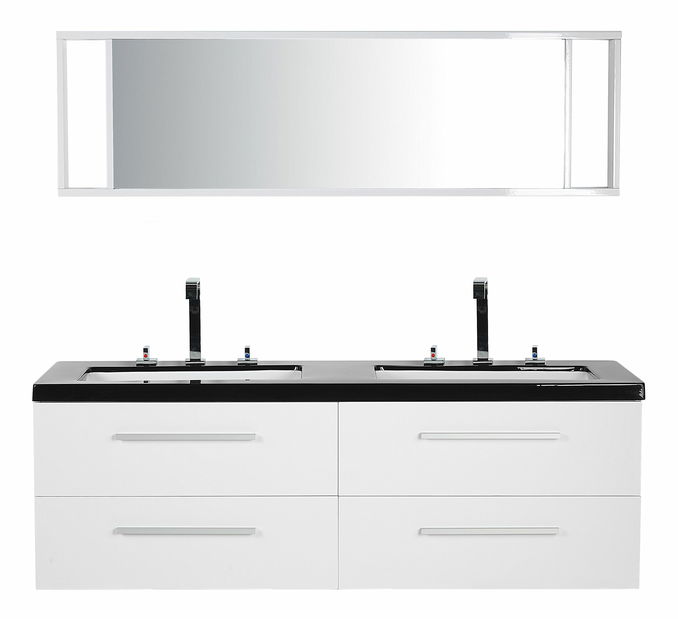 Fürdőszoba bútor MASANA (fa) (fehér)