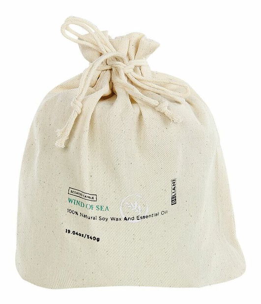 Sójová sviečka s vôňou morského vánku Beretta (modrá)