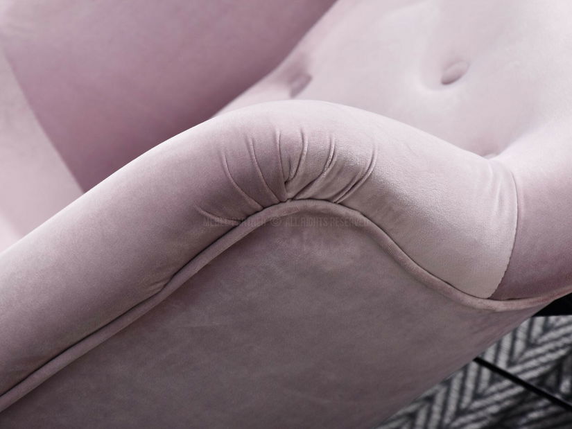 Fotoliu relax Dawntawn (violet deschis + negru)