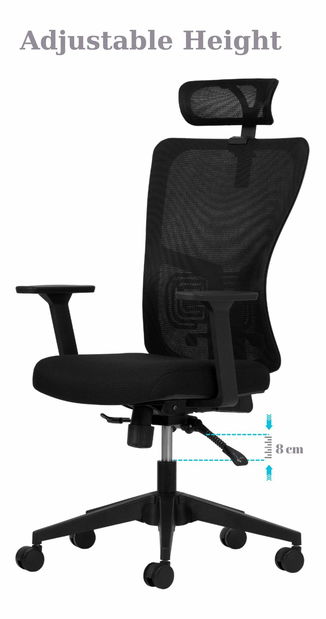 Kancelárska stolička Lumba 2 (čierna)