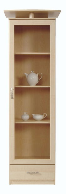 Vitrína BRW TIP TOP TWIT 1D1S LP + BLAT (Javor)