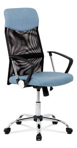 Fotoliu birou Evessa-E301-BLUE (albastru + negru)