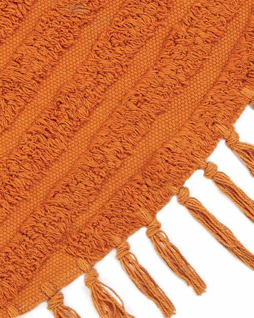 Covor ⌀ 140 cm Half (portocaliu)