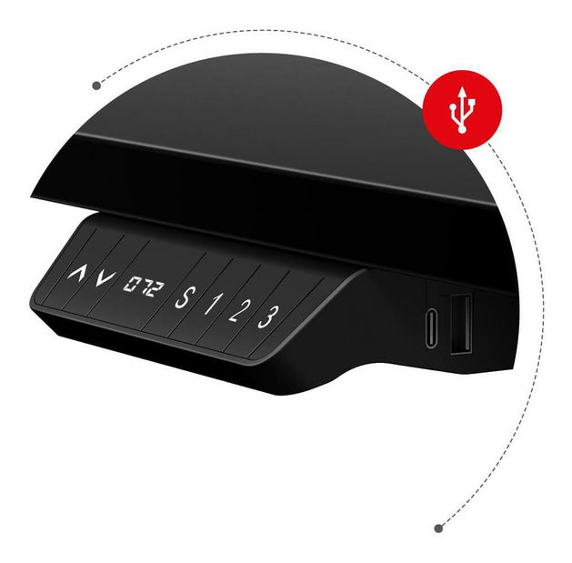 Masă PC de colț reglabilă electric Hyperion 9.1 (negru) *vânzare