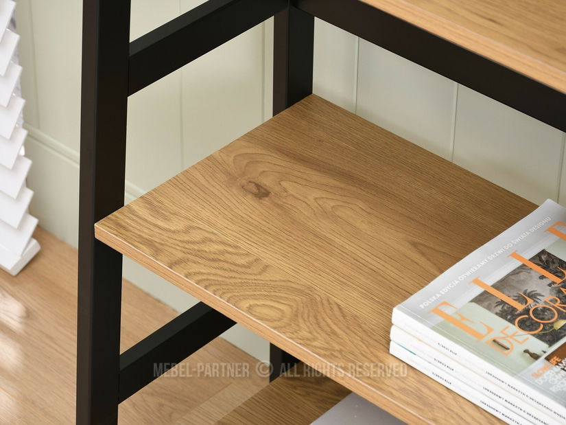 Raft Topaz (stejar + negru)