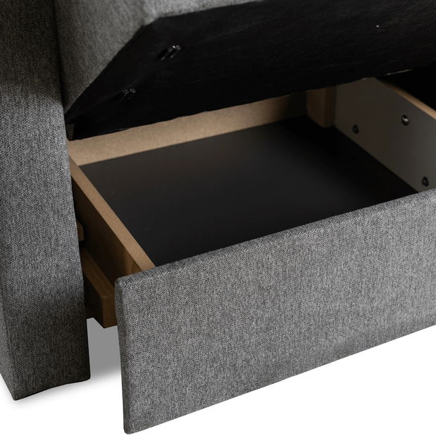 Széthúzható fotel Mulan 1 (szürke) 