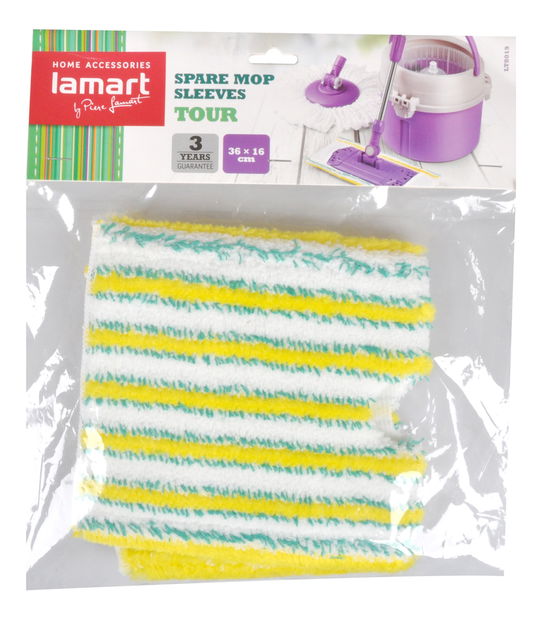 Náhradný mop Lamart Tour (biela/zelená)