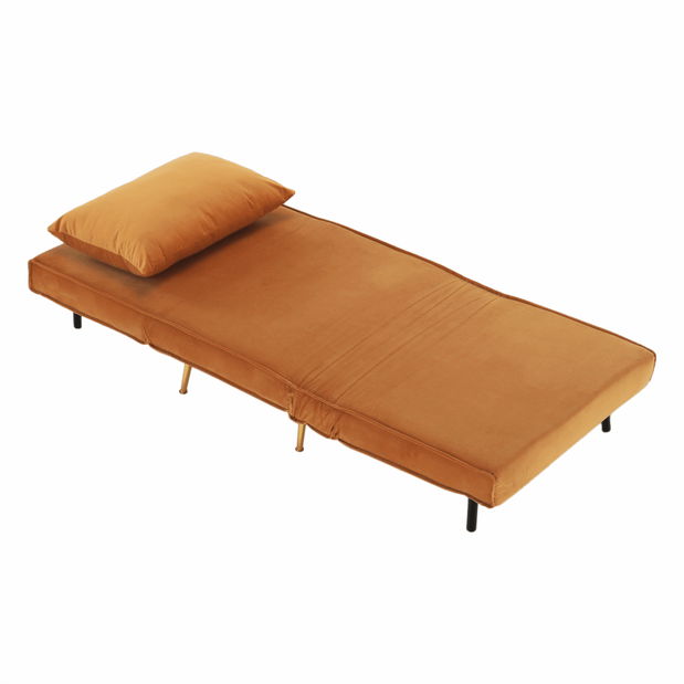 Naslonjač na razvlačenje Milla (oker)