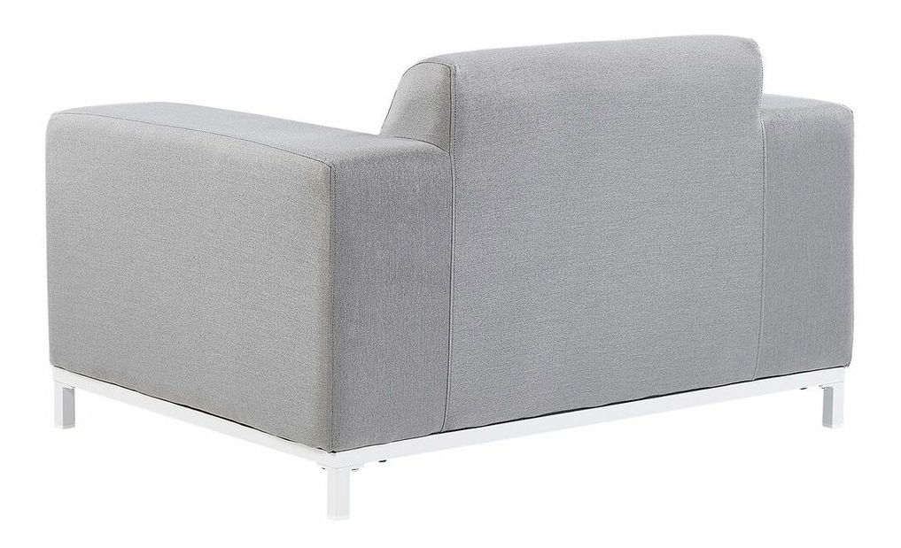 Set 2 buc fotolii de grădină Roper (gri deschis + alb) 