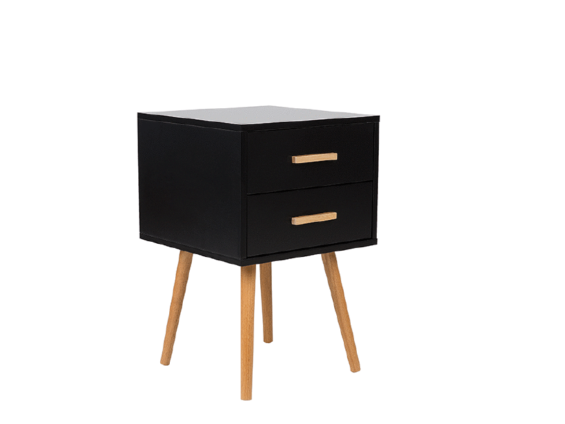 Nočný stolík Alberta (čierna)