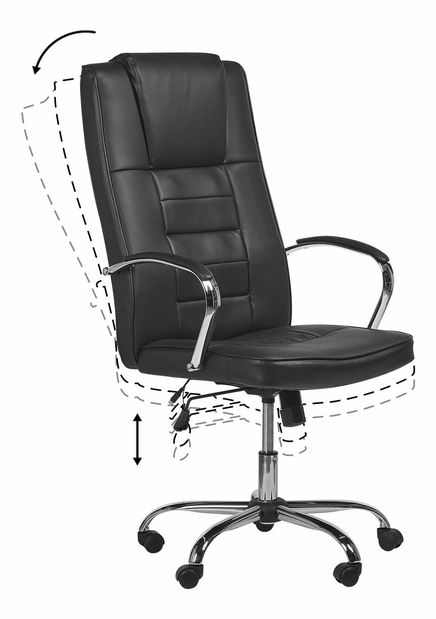 Kancelárske kreslo Gwen (čierna)