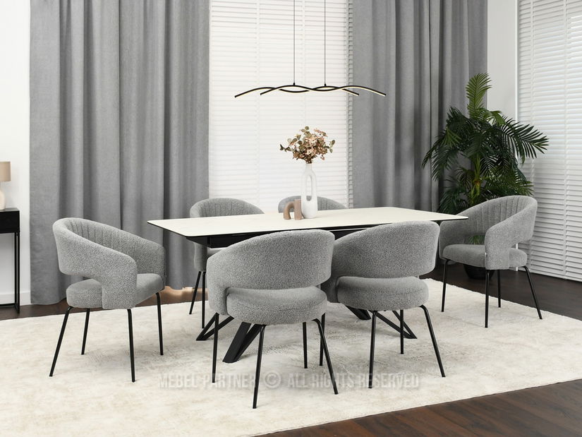 Scaun Kim (gri + negru)