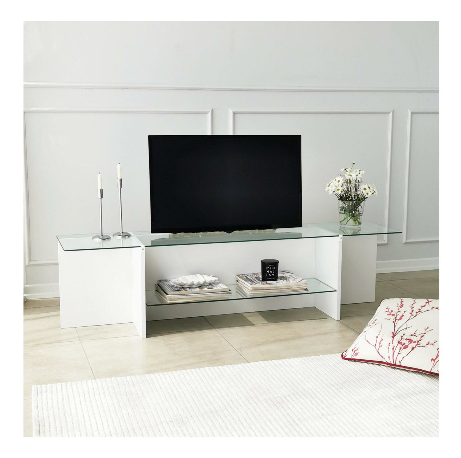 TV stolík Dosada (biela) 