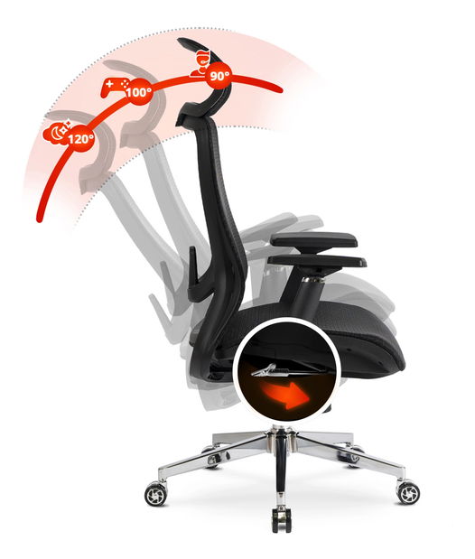 Uredska fotelja Legion (crna) 