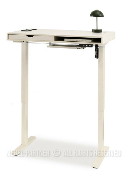 Masă PC cu înălțime reglabilă Occott 100 (crem)