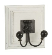 Doplnok do domácnosti Jolipa Vešiak na kabáty instant Happiness (15x8x15cm) (Biela + Čierna)