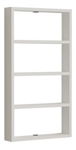 Závesná polica Quando (biela)