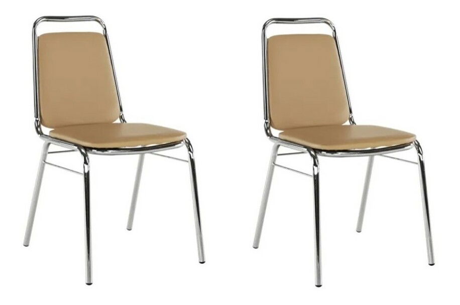 Set od 2 kom. uredske stolice Zella (smeđa) *rasprodaja