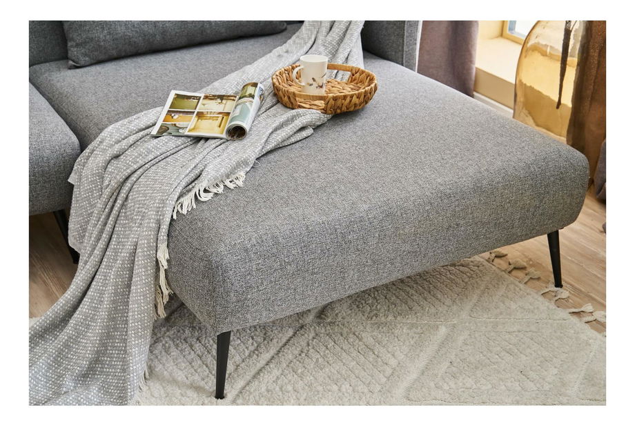 Colțar Revosatta (D) (gri + negru)