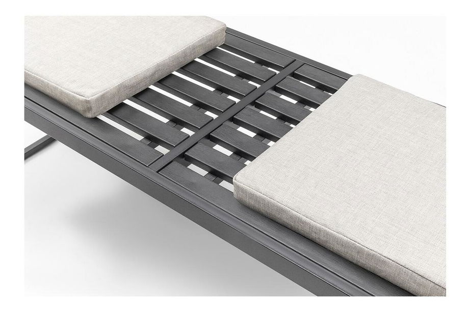 Lavička Voviva (béžová + čierna) 