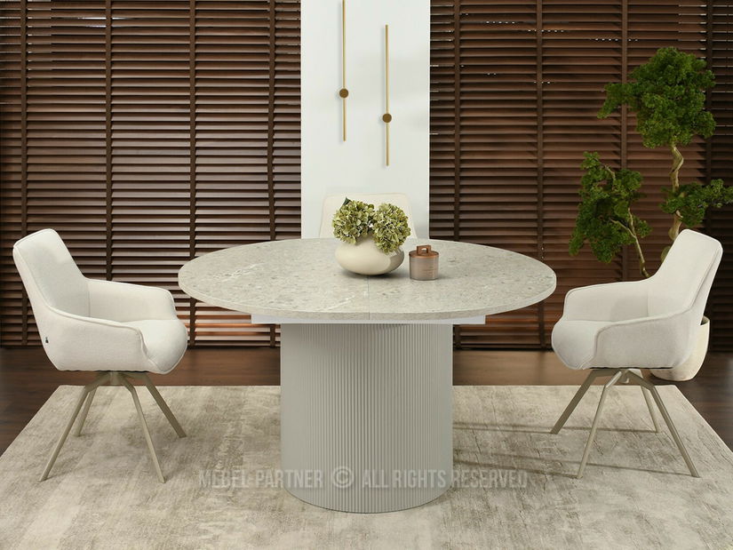 Masă sufragerie Podriamos (marmură + gri)