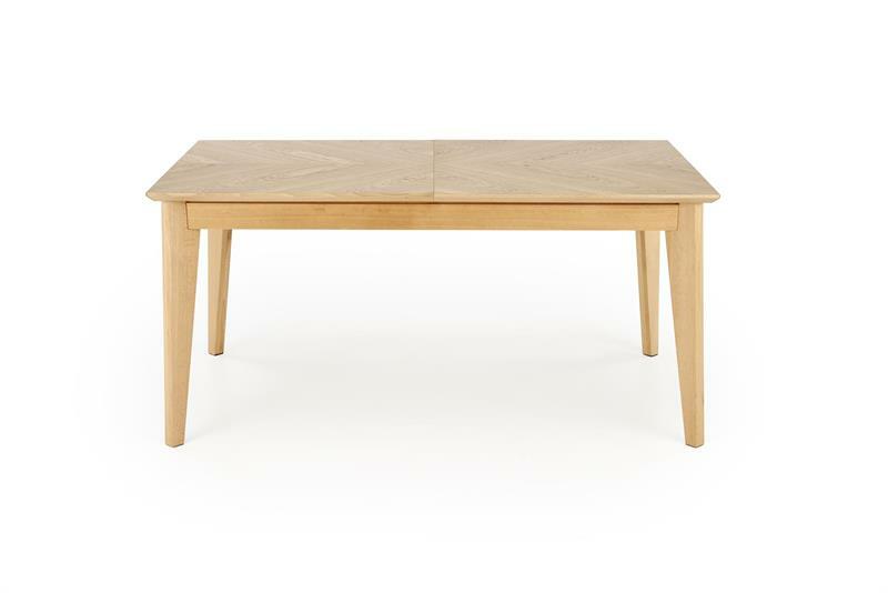 Blagovaonski stol Edmund (hrast + crna) (za 6 i više osoba)