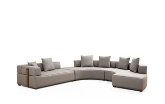 Rohová sedačka Gondulatta 2 (L) (sivá)