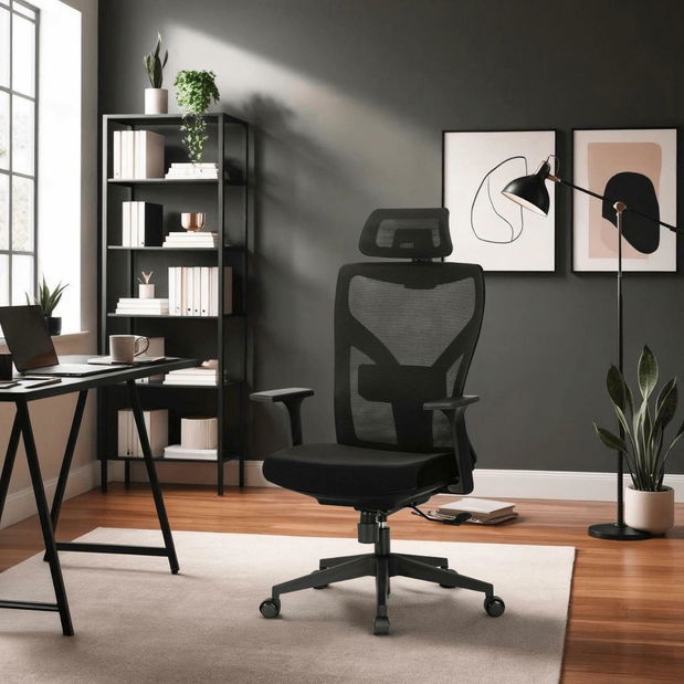 Kancelárske kreslo Salario (čierna) 
