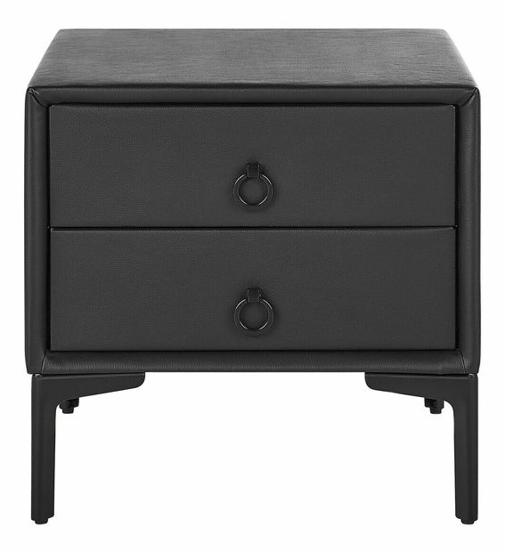 Éjjeliszekrény SANAZA (fekete)