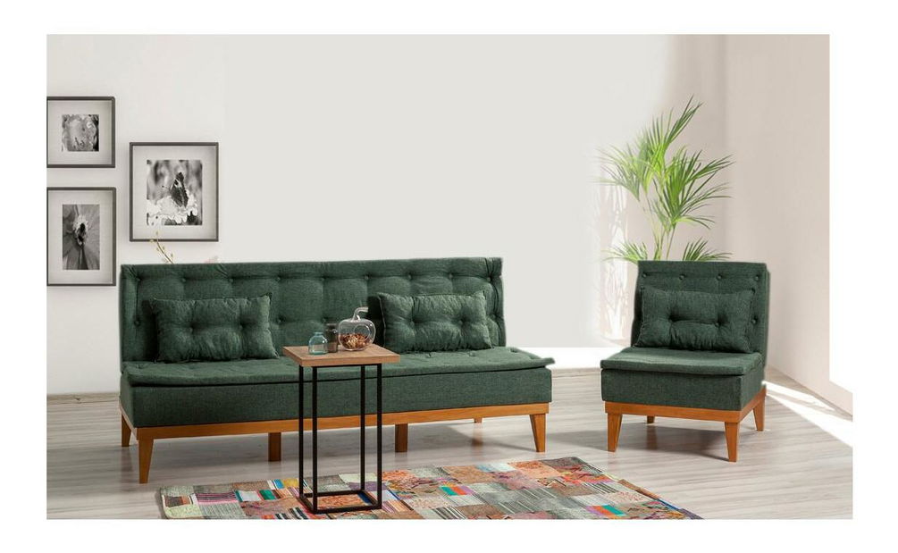 Ülőgarnitúra Fiorucci (zöld)