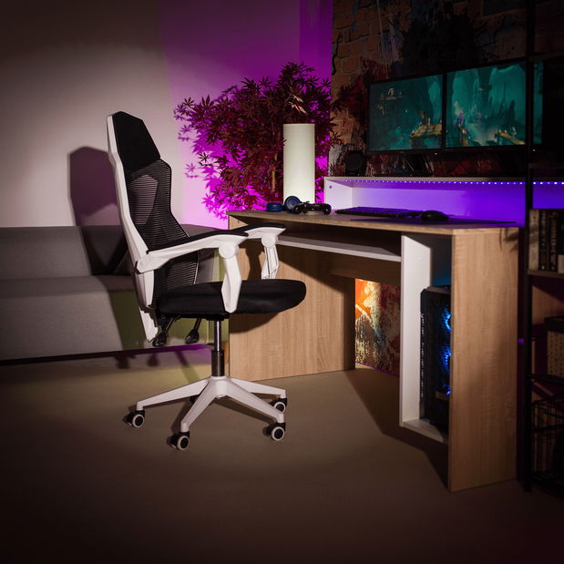 Fotoliu birou Yuky (negru)