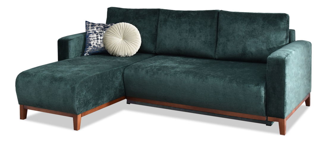 Rohová sedačka Salida (zelená)