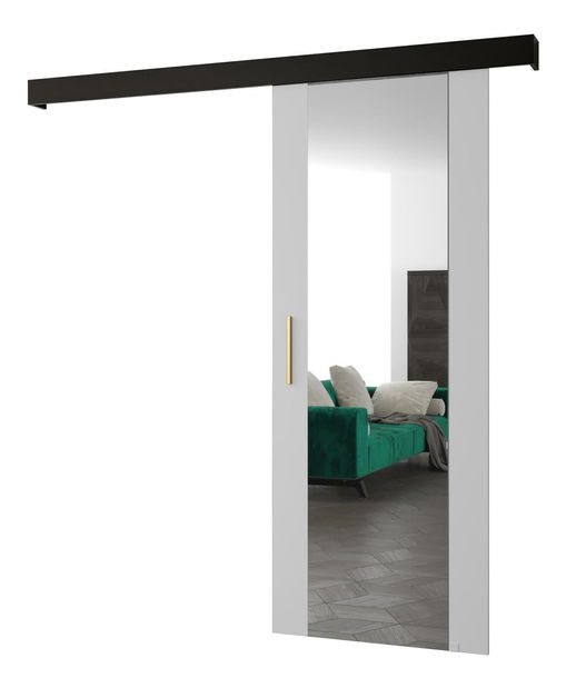 Uși culisante 70 cm Slavdro 2 (alb mat + negru mat)