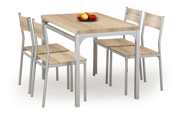 Blagovaonski set Benua hrast sonoma (za 4 osobe) (hrast sonoma)